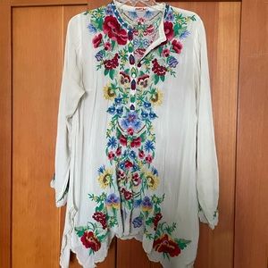 Johnny Was festival shirt